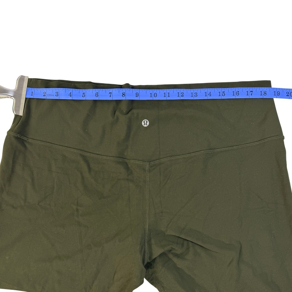 Lululemon Align High-Rise Pant 25 Olive Green Yoga Leggings Size 20 Nulu Fabric - Picture 2 of 4